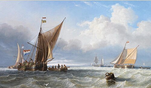 Off the Dutch Coast, 1858, James Wilson Carmichael