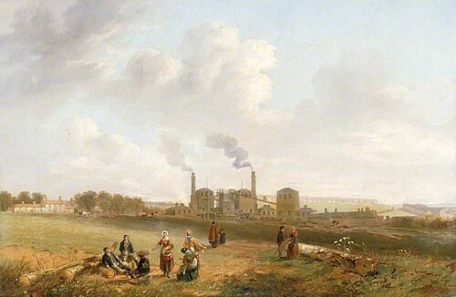 Murton Colliery, County Durham, 1843, James Wilson Carmichael