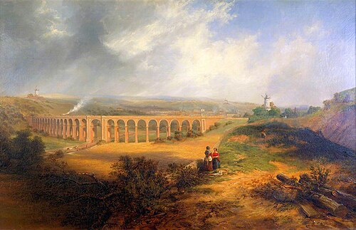 The London Road Viaduct, Brighton, 1848, James Wilson Carmichael