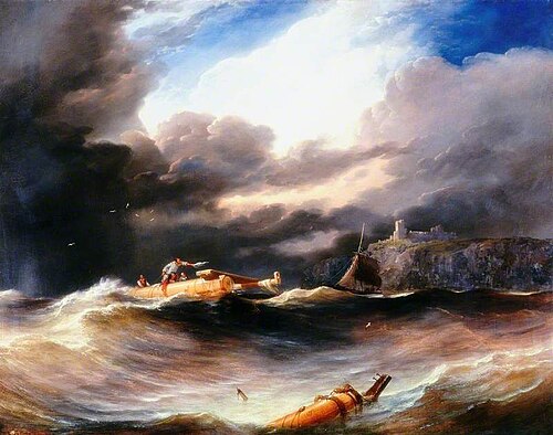 After a Storm, 1854, James Wilson Carmichael