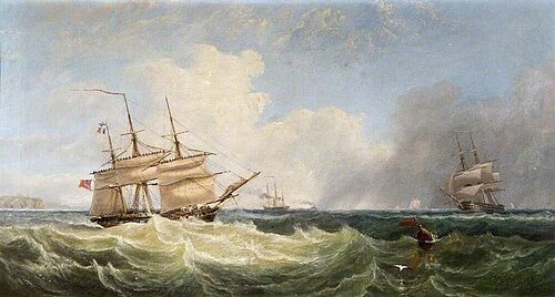 Shipping, 1856, James Wilson Carmichael