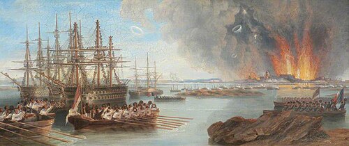 The Bombardment of Sebastopol, 1856, 1858, James Wilson Carmichael