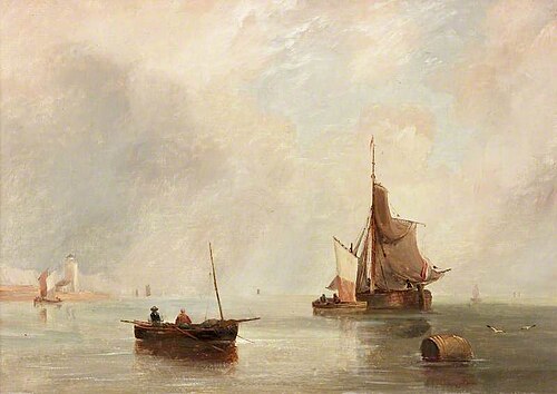 Off North Shields, , James Wilson Carmichael
