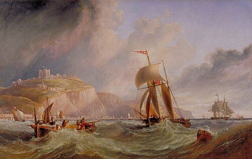 Breezy Day off Dover, , James Wilson Carmichael