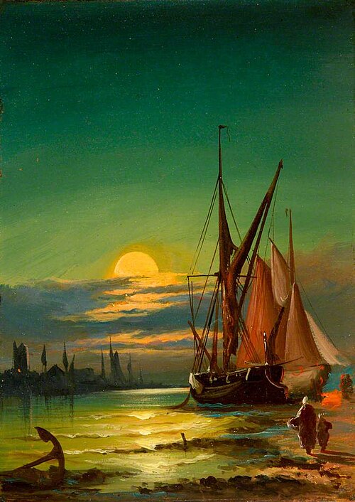 Harbour Scene, , James Wilson Carmichael