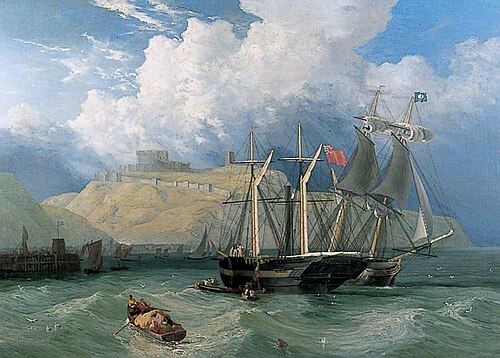 Off Dover, , James Wilson Carmichael