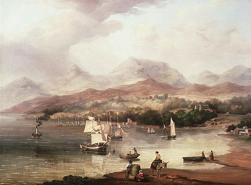 Penrhyn Castle, 1851, James Wilson Carmichael