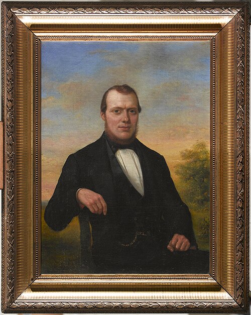 Portrait of Barend Gleijsteen (1818-1910), 1850, Hendrik Vorderman