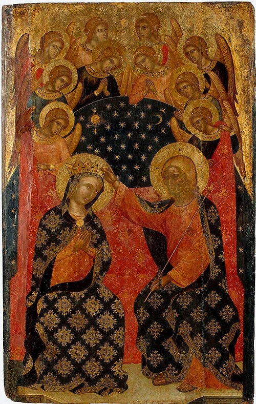 Coronation of Mary, 1360, Catarino Veneziano