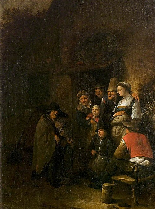 The Dwarf Fiddler, 1652, Cornelis Bega