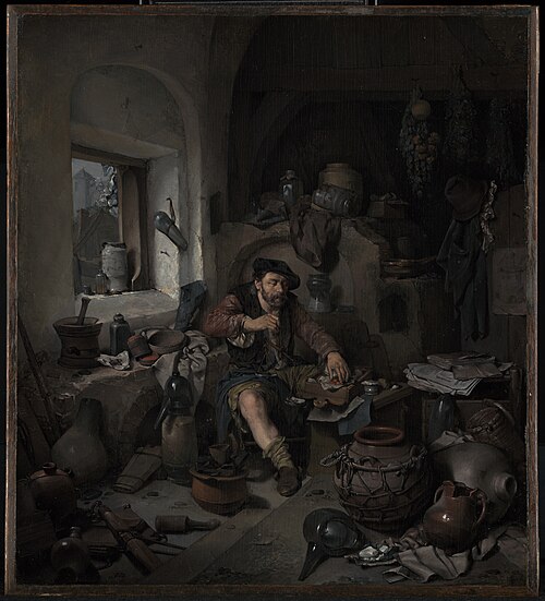 L'Alchimiste, 1663, Cornelis Bega