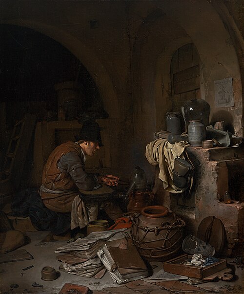 The Alchemist, 1663, Cornelis Bega