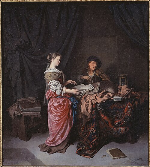 Le Duo, 1663, Cornelis Bega