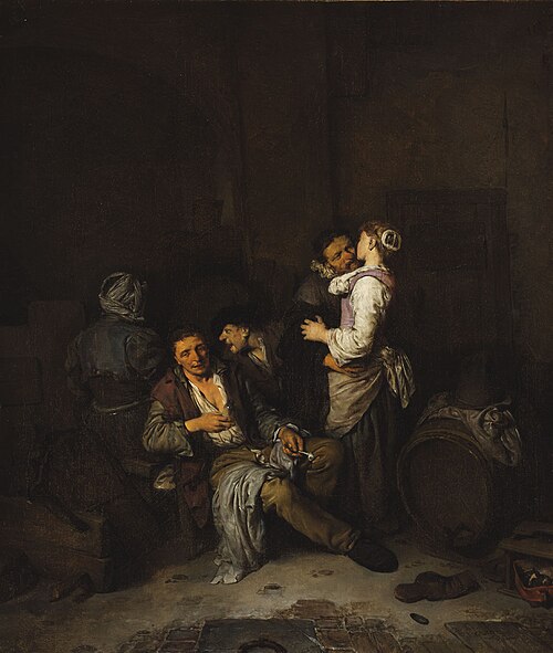 Peasants in a Tavern, 1662, Cornelis Bega