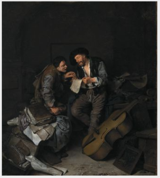 Two Men Singing, 1662, Cornelis Bega