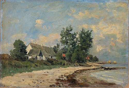 House by the Seaside, 1885, Jacob Oxholm Schive
