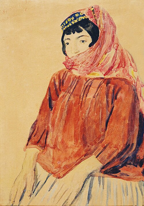 Réfugiée, 1920, Bahruz Kangarli
