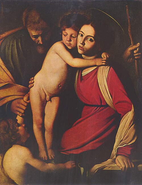 The Holy Family with Child Saint John, 1603, Le Caravage