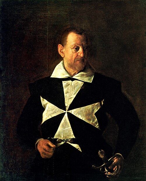 Portrait d'Antonio Martelli, 1607, Le Caravage