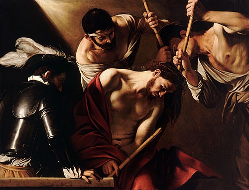 Le Couronnement d'épines, 1602, Le Caravage