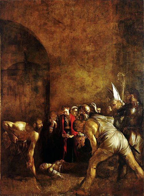 L'Enterrement de sainte Lucie, 1608, Le Caravage
