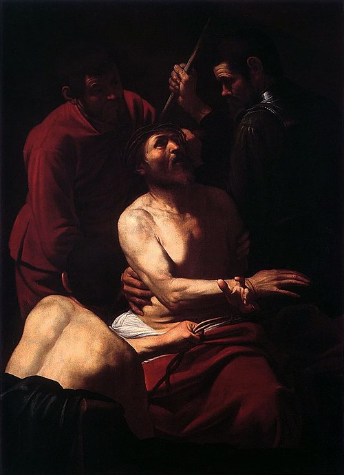 Le Couronnement d'épines, 1604, Le Caravage