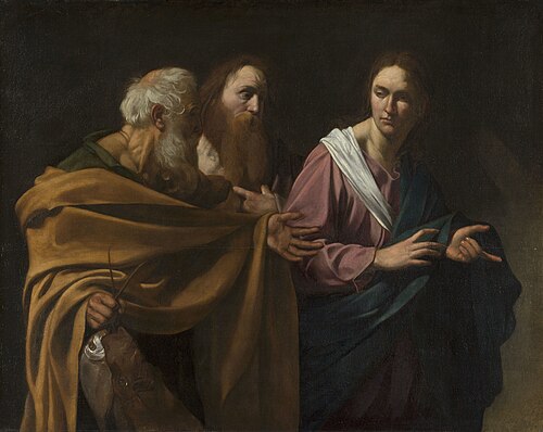 Vocation de saint Pierre et saint André, 1603, Le Caravage