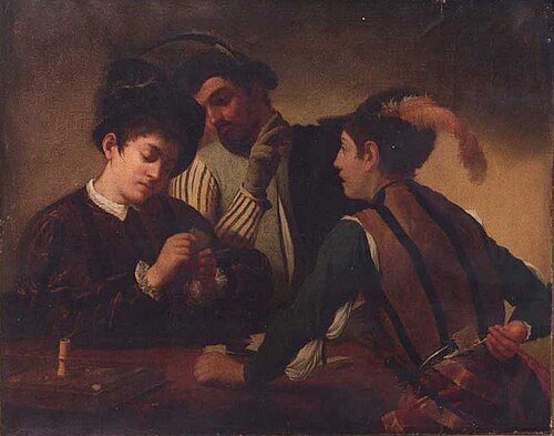 Les Tricheurs, 1595, Le Caravage