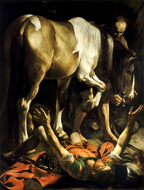 La Conversion de saint Paul sur le chemin de Damas, 1604, Le Caravage