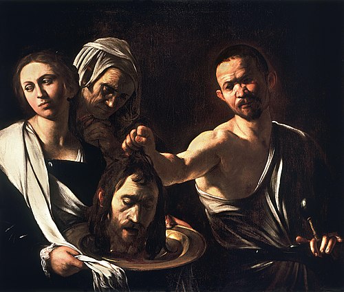 Salomé avec la tête de saint Jean-Baptiste, 1607, Le Caravage