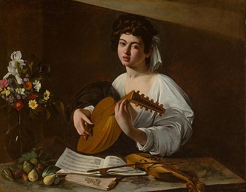 Le Joueur de luth, 1595, Le Caravage