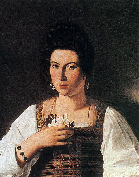 Portrait d'une courtisane, 1601, Le Caravage