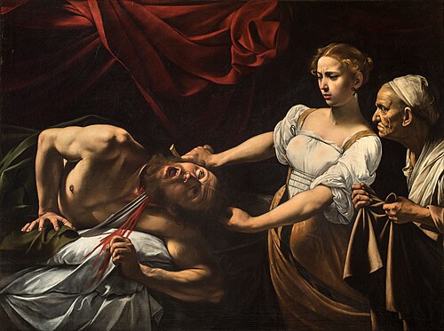 Judith décapitant Holopherne, 1599, Le Caravage