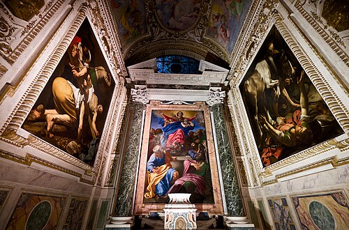 paintings by Caravaggio in the Cerasi Chapel, 1600, Caravaggio