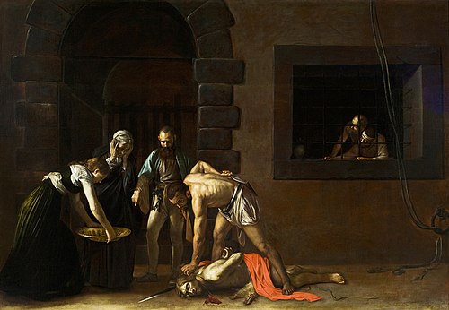 The Beheading of Saint John the Baptist, 1608, Caravaggio