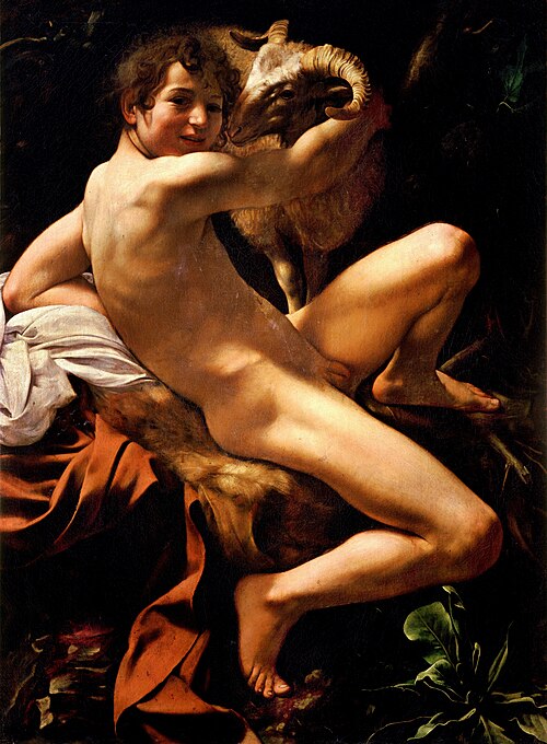 Le Jeune Saint Jean-Baptiste au bélier, 1602, Le Caravage