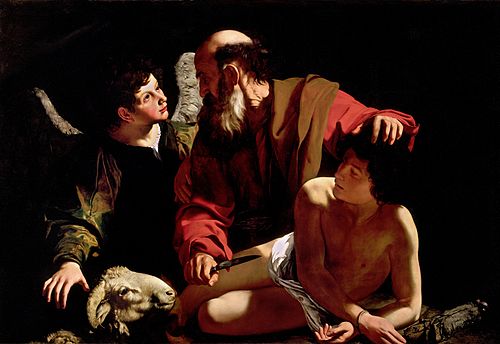 Sacrifice of Isaac, 1590, Caravaggio