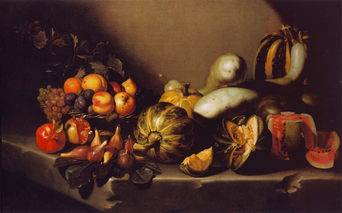 Nature morte aux fruits, 1601, Le Caravage