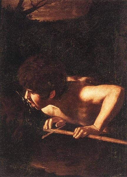 Saint John the Baptist at the fountain, 1610, Caravaggio