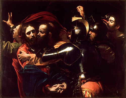 The Taking of Christ, 1602, Caravaggio