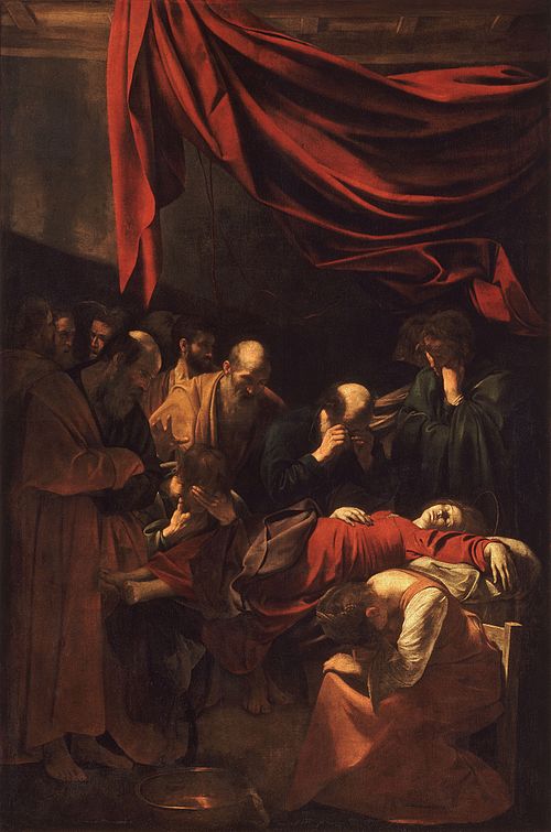 Death of the Virgin, 1603, Caravaggio