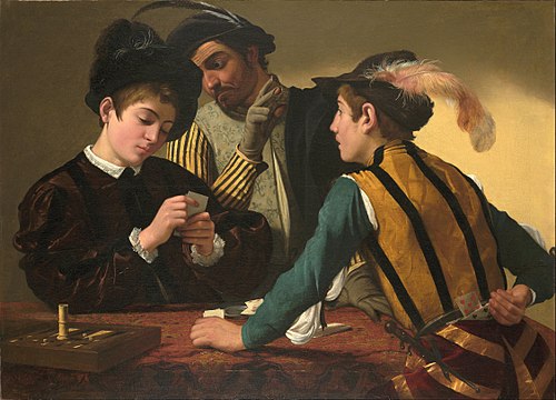 Les Tricheurs, 1594, Le Caravage