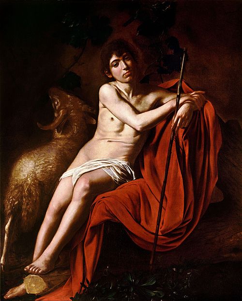 Saint John the Baptist, 1610, Caravaggio