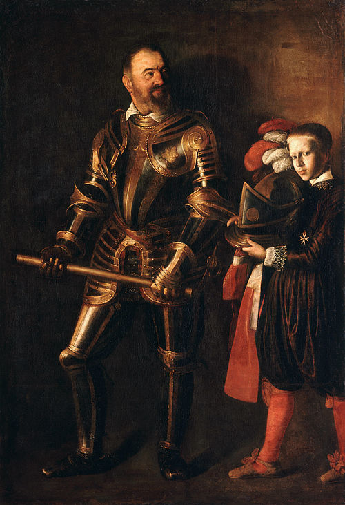 Portrait of Alof de Wignacourt and his Page, 1600, Caravaggio