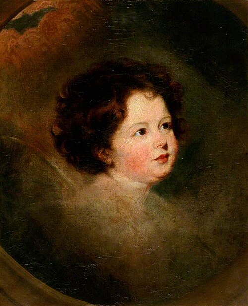 The Evening Star (Child's Head), 1833, Marshall Claxton