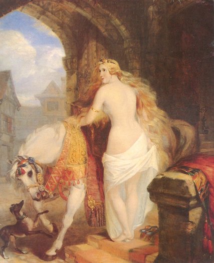 Lady Godiva, 1850, Marshall Claxton