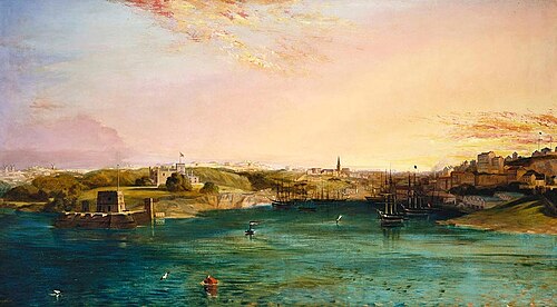 A View of Sydney, 1853, Marshall Claxton
