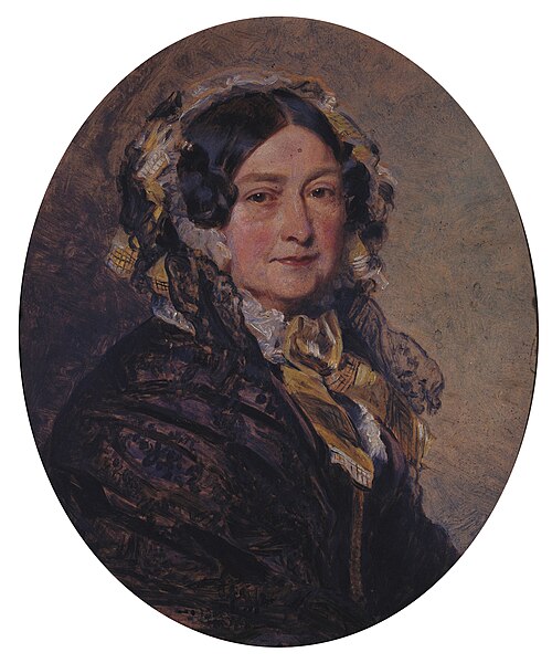 Victoria, Duchess of Kent (1786-1861), 1861, Marshall Claxton