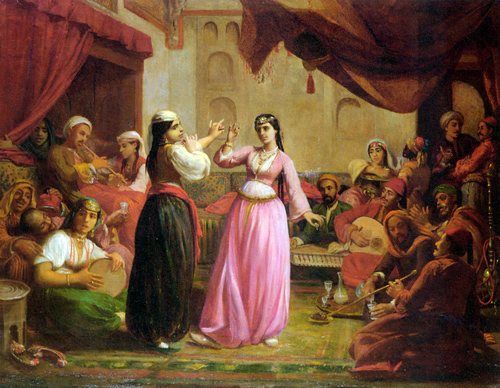 An Evening's Entertainment, 1850, Félix-Auguste Clément