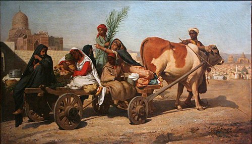 Pendant les fêtes du Baïram au Caire, 1866, Félix-Auguste Clément
